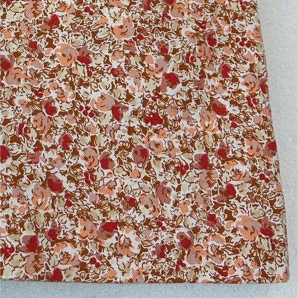 Vintage Express floral mini skirt stretch pockets boho Cottagecore Y2K retro S - Picture 4 of 8